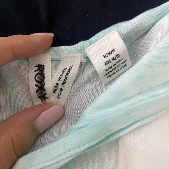 NWOT ROXY Tie Dye Strappy Maxi Dress sz M - Picture 9 of 9